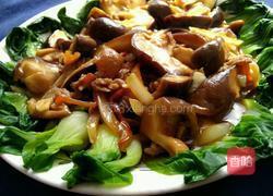蚝油香菇油菜的做法图解6