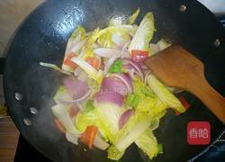 茄汁辣炒年糕的做法图解6