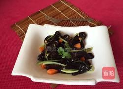 凉拌芥末木耳的做法图解5