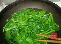 素炒菠菜的做法图解5