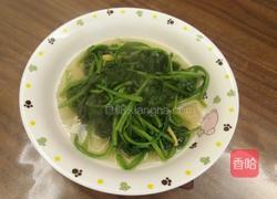 素炒菠菜的做法图解9