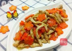 萝卜花炒里脊丝的做法图解9