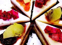 时尚妈妈教你做彩虹冻芝士蛋糕的做法图解3