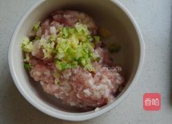 蒸豆腐酿肉的做法图解2