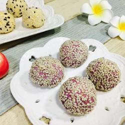 紫薯肉松球的做法[图]