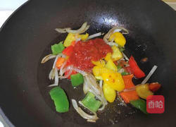 炒意大利面的做法图解11