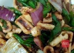 尖椒版孜然鱿鱼的做法图解5