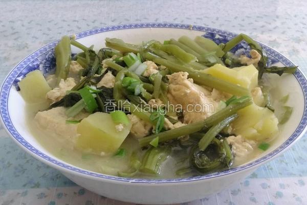 雪里蕻炖豆腐