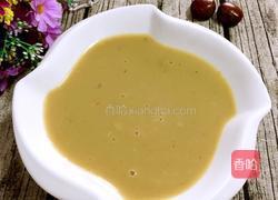 奶香小米麦片栗子羹的做法图解5