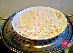 剁椒蒸金针菇的做法图解4