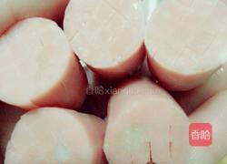 肉末香菇蒸鸭蛋火腿的做法图解5