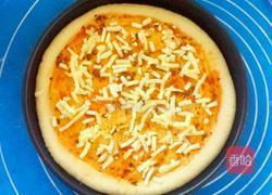 虾仁培根披萨的做法图解13