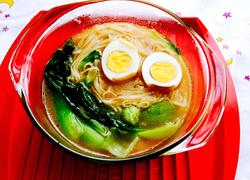 青菜鸡蛋面