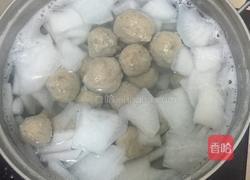 金针菇萝卜牛筋丸汤的做法图解4
