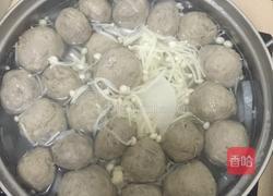 金针菇萝卜牛筋丸汤的做法图解5