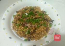 营养米蒸腊肉的做法图解8