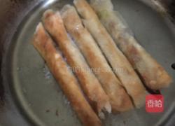 葱香肉丝春卷的做法图解17