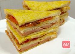 简易三明治的做法图解15