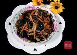 海带胡萝卜丝炒肉的做法图解8