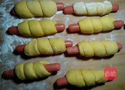 南瓜火腿肠卷的做法图解12