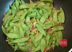 虾仁炒荷兰豆的做法图解5