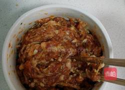 豆腐酿肉的做法图解4