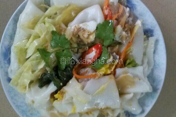 电饭锅蒸辣椒肠粉