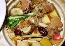 鲜猴头菇，虫草羊肉煲的做法图解3