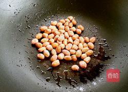 菠菜陈醋花生米的做法图解2