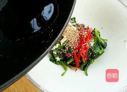 菠菜陈醋花生米的做法图解11