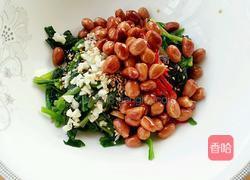 菠菜陈醋花生米的做法图解12
