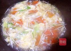 西红柿蛋花汤的做法图解8