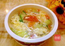 西红柿蛋花汤的做法图解9
