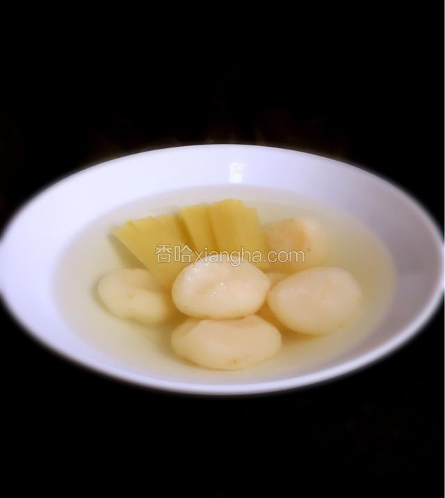 关火，盛出甜汤即可。