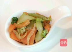 虾仁西芹什炒的做法图解8