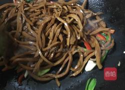 炒油腐丝的做法图解4