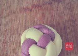 紫薯绣球馒头的做法图解5