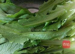 口蘑浇油麦的做法图解1