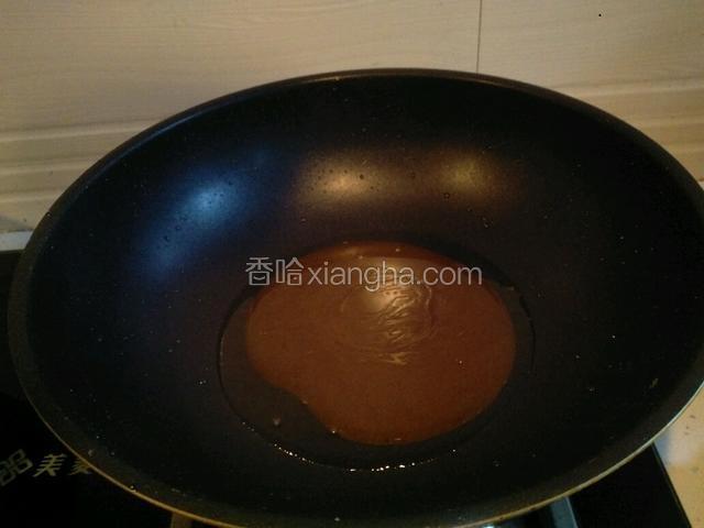 小火熬糖至糖浆
