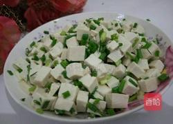 小葱拌豆腐的做法图解4