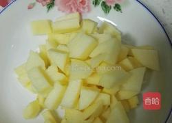 苹果泥#宝宝辅食#(可加紫甘蓝)的做法图解1