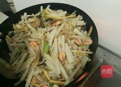 大蒜炒年糕的做法图解14