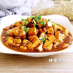 香菇肉沫烧豆腐的做法[图]