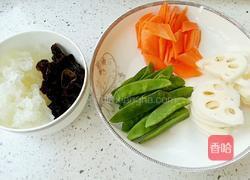 荷塘小炒的做法图解2