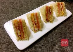 火腿煎蛋三明治的做法图解14