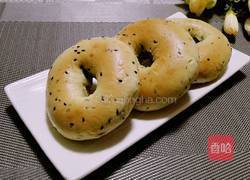 黑芝麻贝果的做法图解11