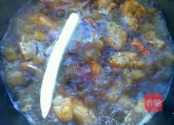 Illustration of braised pig trotters in red wine 5