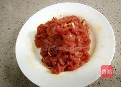 蒜苔肉丝的做法图解2