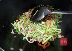 蒜苔肉丝的做法图解8