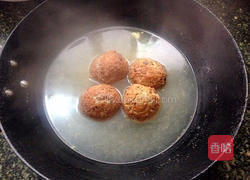 酱汁狮子头的做法图解5